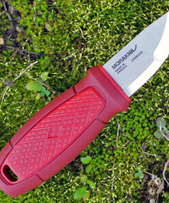 Mora Eldris Kit, 4.3" 12C27 Plain Blade, Red Polymer Handle
