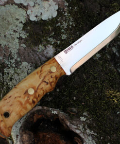 Helle Didi Galgalu Fixed Blade - Curly Birch Handle (5.5" 14C28N ) 1610