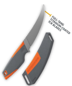 Outdoor Edge Vantex Boning Knife Org GFN w Grey TPR (5.0" 7Cr17MoV) VNTXBK-C