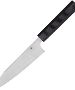 Spyderco Wakiita Funayuki - 6.28" BD1N Plain, Black G-10 K16GP