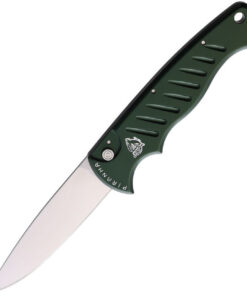 Piranha Pocket - Green  Alum (3.2" Mirror 154CM) PKCP1G