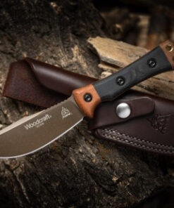Tops Woodcraft - Blk/Tan Mic ( 4.38" 1095) TPWC01