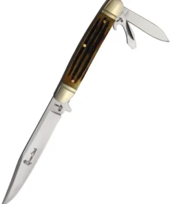 Queen Cutlery Fixed/Folder - Winterbottom Jigged Bone (QN86WB)