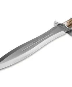 Muela Stag - 10.55" 4116 Stainless Uncoated Plain Edge Blade, Stag Handle - 02MU030