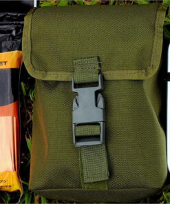 ESEE Mess Tin Kit - OD Green - Large Tin with ESEE Candiru Desert Tan Knife and Survival Gear - LARGE-TIN-KIT-OD