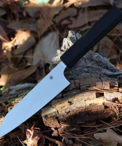 Spyderco Minarai Funayuki Utility Knife - 6.41" CTS-BD1N Satin Plain Edge Black Polypropylene K16PBK