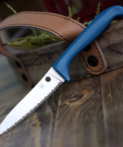 Spyderco Counter Puppy - 3.46" 7Cr17MoV Serrated Blue K20SBL