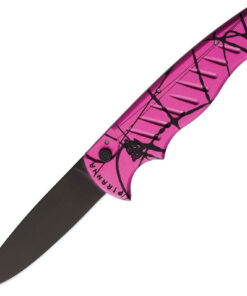 Piranha Pocket - Pink  Alum (3.2" Black 154CM) PKCP1PKT
