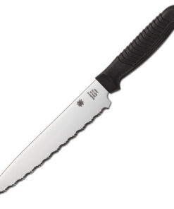 Spyderco Utility Knife - 6.5" MBS-26 Serrated, Black K04SBK