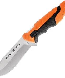 Buck Pursuit Pro – 4.5" CPM-S35VN Plain Blade Black/Orange GFN Handle 0656ORS-B