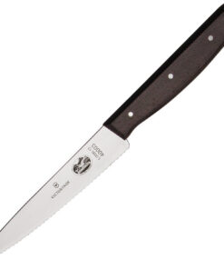 Victorinox Paring Knife, 4.75" Serrated Blade, Rosewood Handle