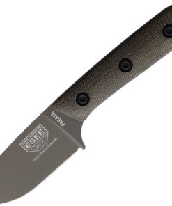Pacaya - 3.0" CPM-3V OD Green Coated Plain Edge Drop Point Blade, OD Green Canvas Micarta Handle - ESPACAYA3VOD