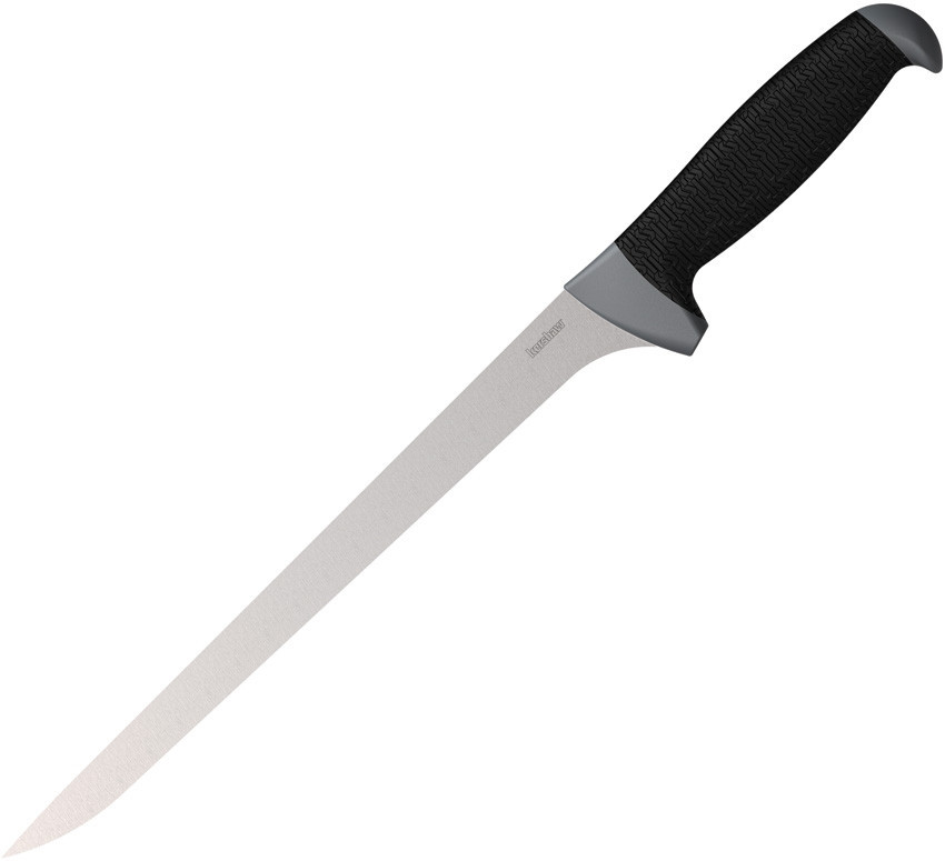 Kershaw Narrow Fillet Fixed Blade Knife - 9.5" 420J2 Stainless Steel Blade K-Texture Grip Blade Protector 1249