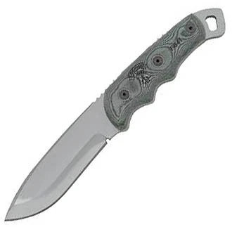 Tops Cochise Ranger, Black Linen Micarta, PlainEdge