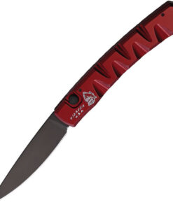 Piranha Virus - Red  Alum ( 3.25" Black S30V ) PKCP15RT
