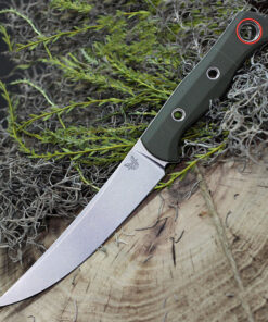 Benchmade Meatcrafter - 6.08" CPM-S45VN Satin Clip Point Blade, OD Green G10 Handle - 15500-3