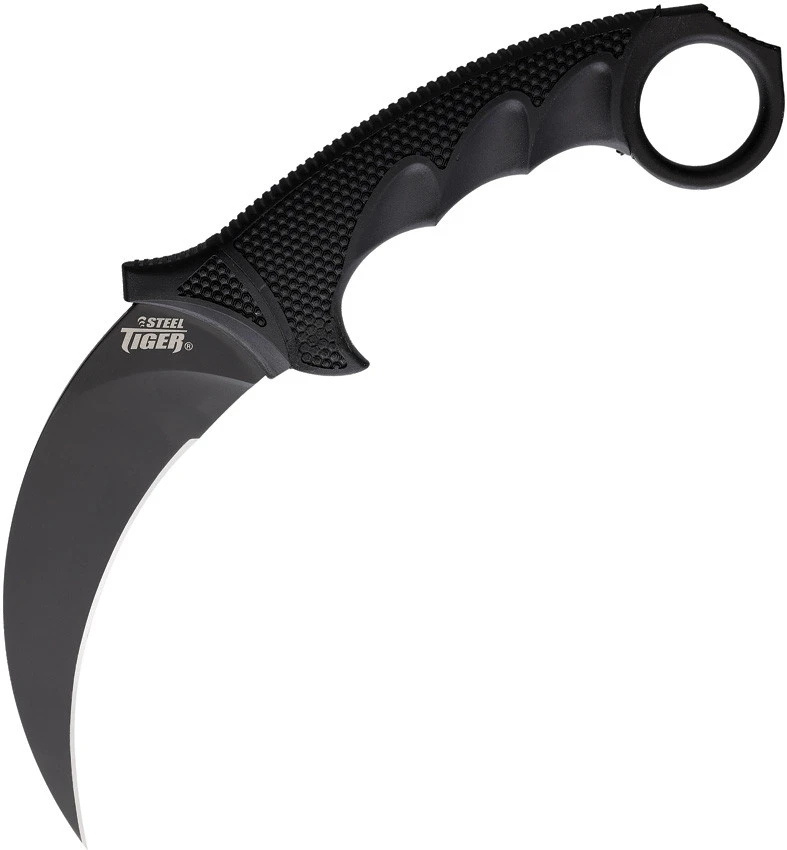 Cold Steel Steel Tiger - Blk Griv-Ex (4.75" AUS8A) CS49KSTBKBK