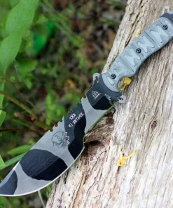 TOPS Knives SXB-10 CAMO Skullcrusher's Xtreme Blade 15.75 in. Fixed Blade Designed by EJ Snyder