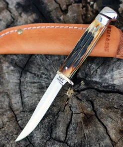 Bear and Son Small Hunter India Stag - India Stag Bone (3" SS)  BC563
