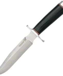 Blackjack Classic Blade Model 1-7 Black Micarta Handle, Leather Sheath