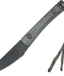 Tops Scalpel, Black Blade, Plain, Kydex Sheath